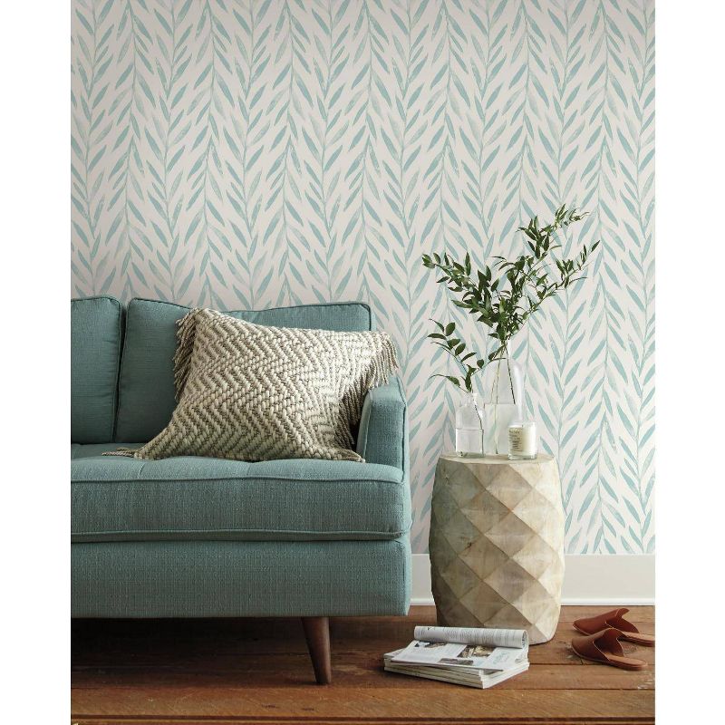 RoomMates Willow Magnolia Home Wallpaper Blue