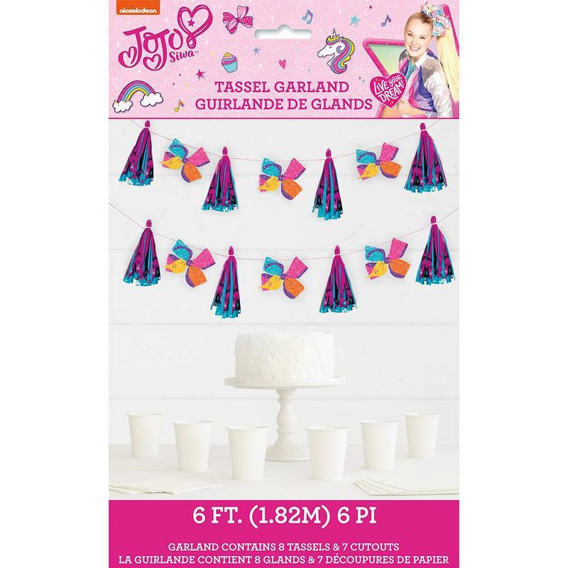 JoJo Siwa 6' Foil Tassel Party Garland