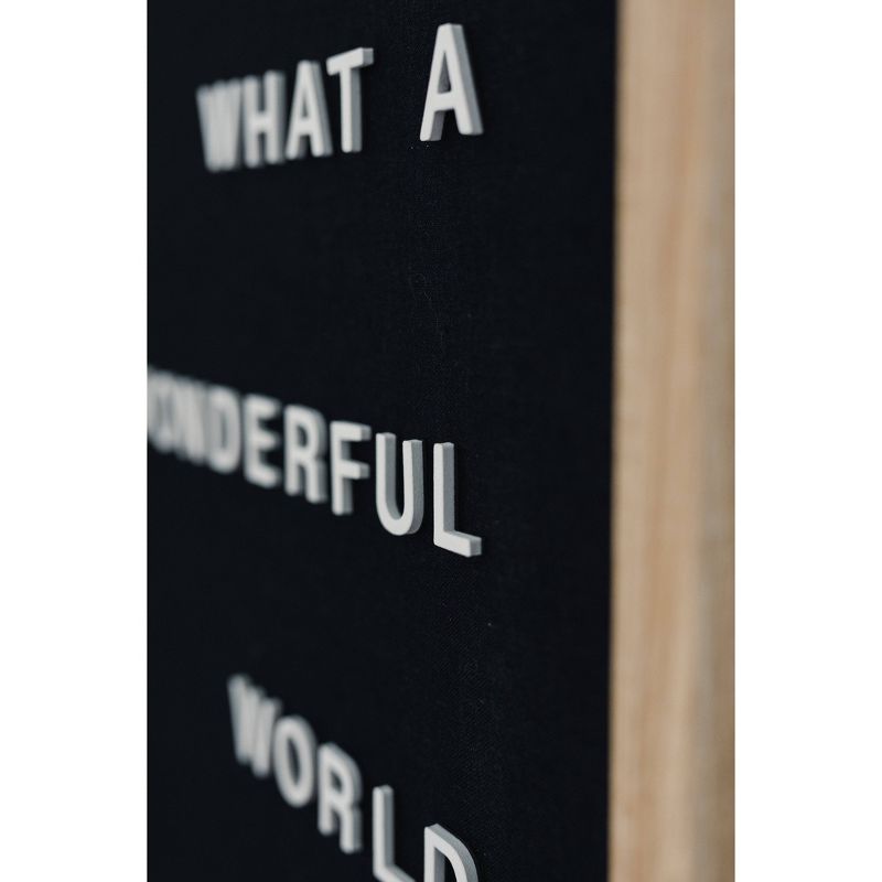 16" x 16" Letterlove Magnet Board Wall Art White - Petal Lane