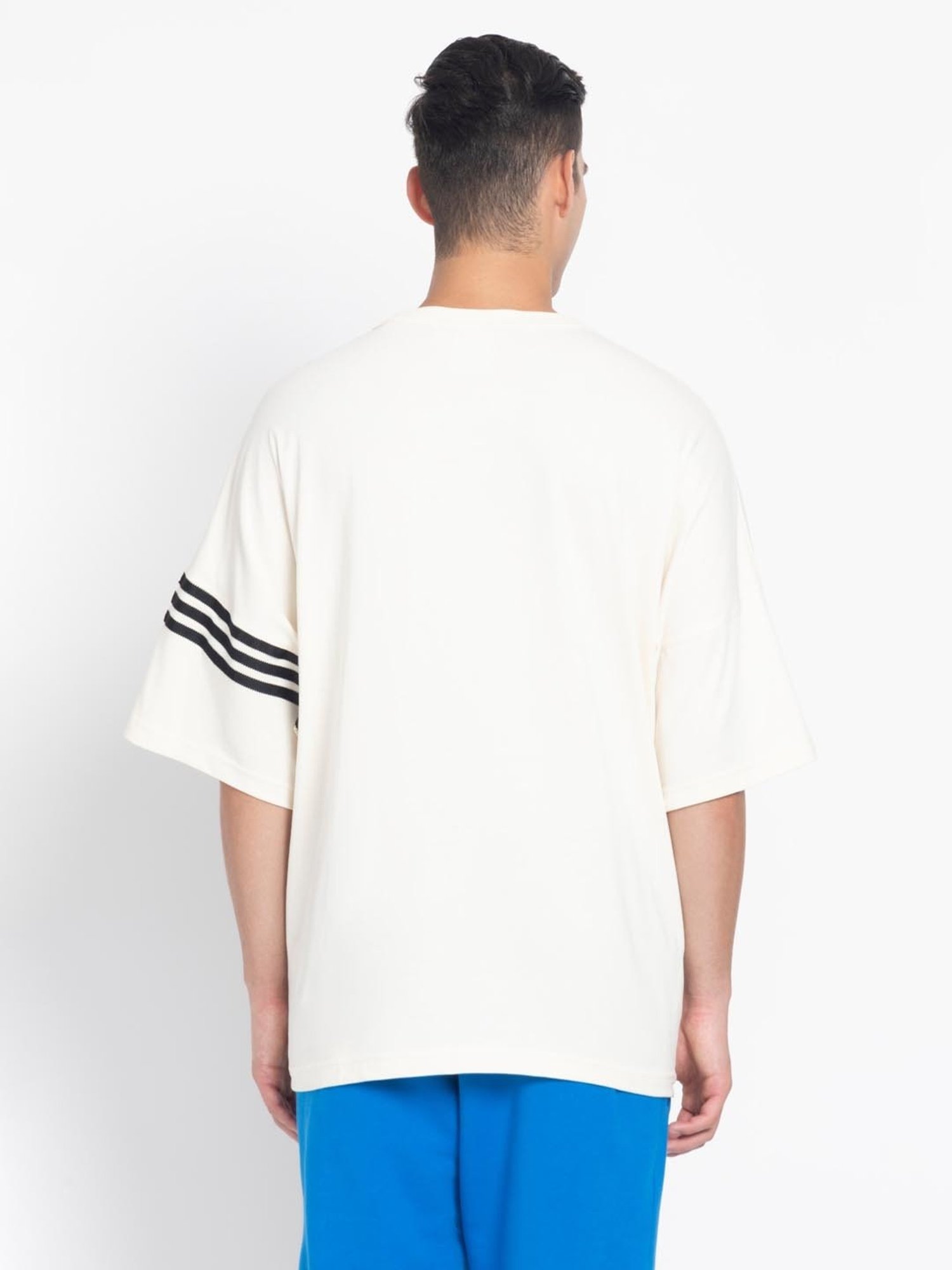 Adidas Originals White Regular Fit Printed T-Shirt