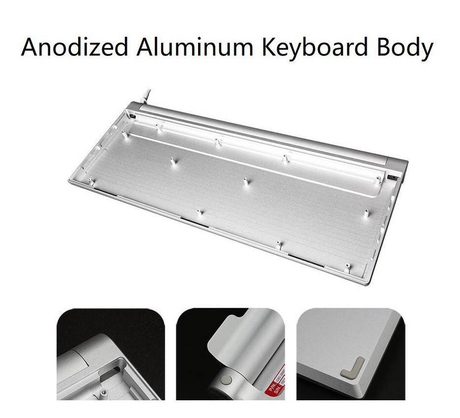 Cherry MX 8.0 RGB Pink TKL NKRO Gaming Mechanical Keyboard Wholly Aluminum Alloy Body Double-shot Keycaps  With Metallic Portable Case - Cherry MX Brown