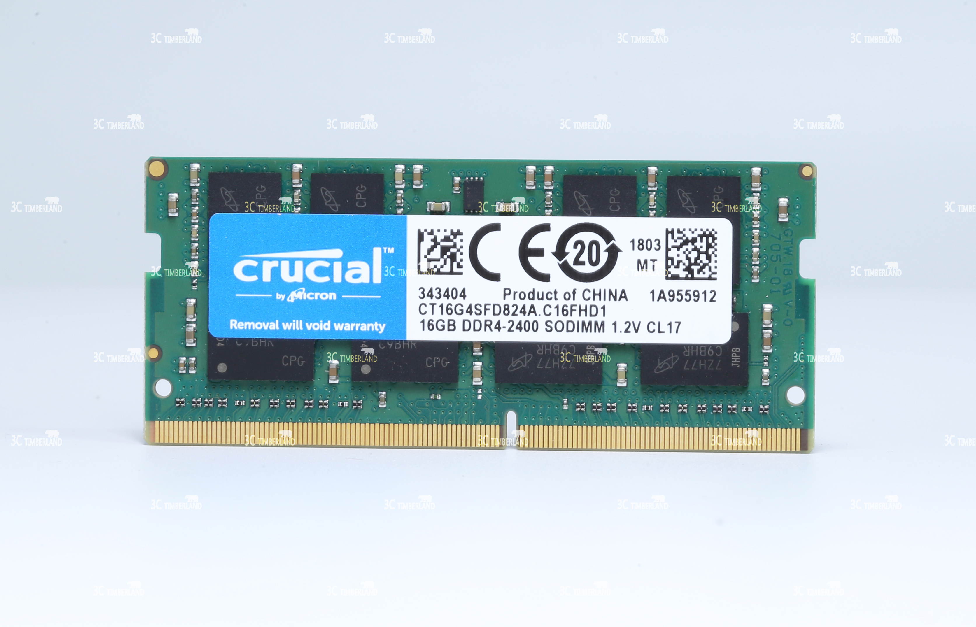 Crucial 16GB Single DDR4 2400 (PC4 19200) 260-Pin SODIMM Memory - CT16G4SFD824A