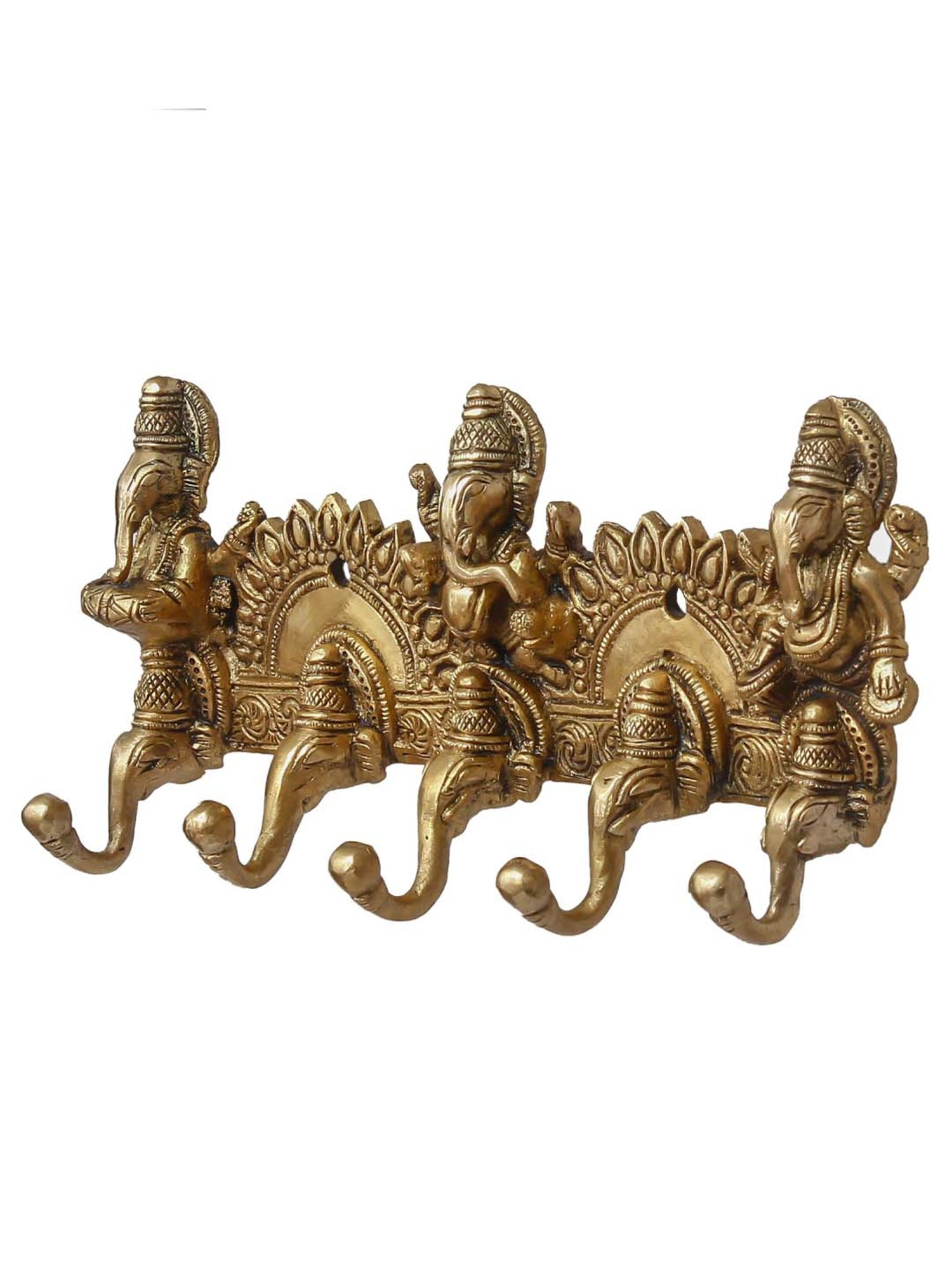 Art Street Black Mdf Jharokha Jali Square Hanging Ornaments Wall Art - Set of 4