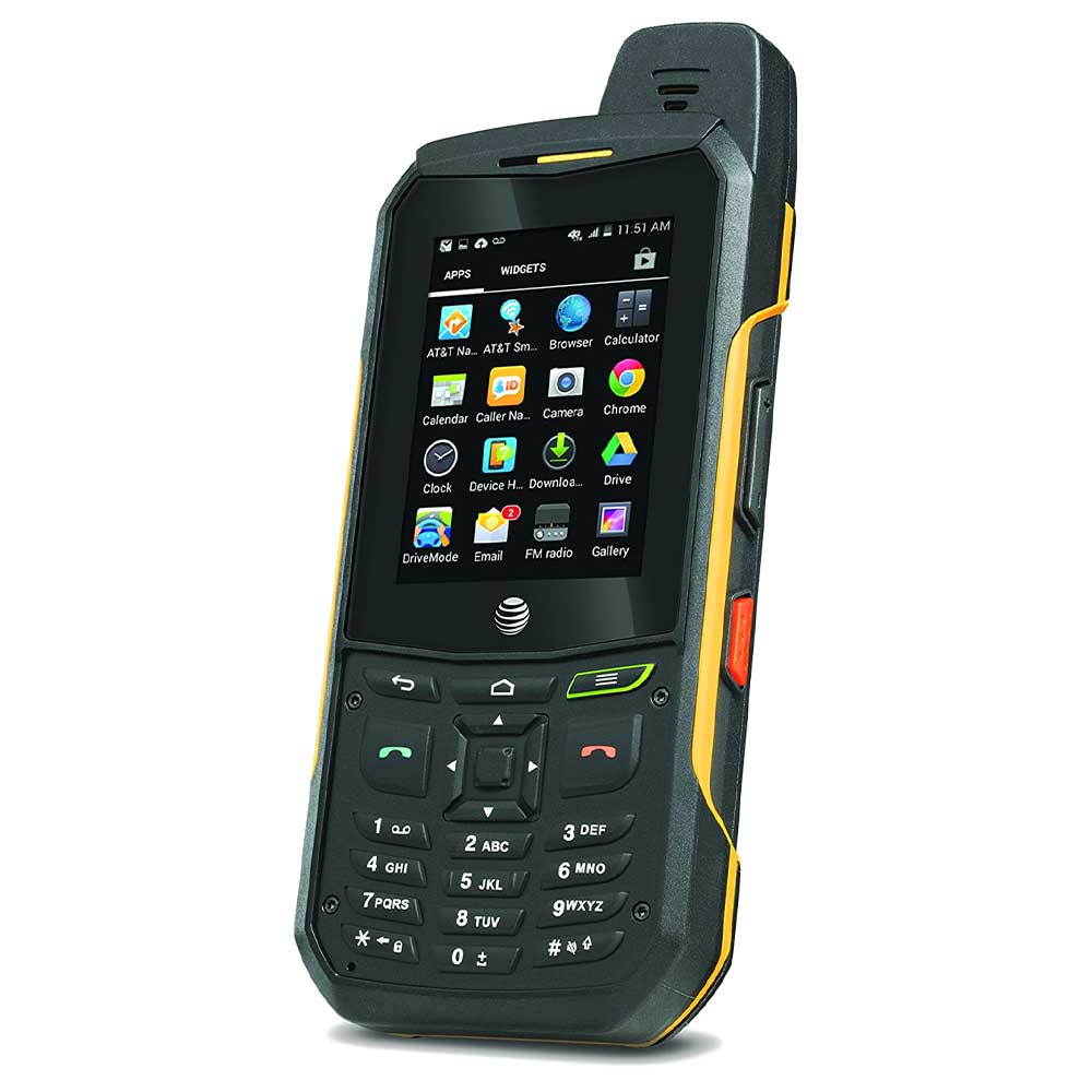 Sonim XP6 Durable Smartphone (AT&T Unlocked) XP6700 PTT Cell Phone | Numeric Keypad | Magnetic Charger | Long-Lasting 4800mAh Li-Ion Battery - Black/Yellow