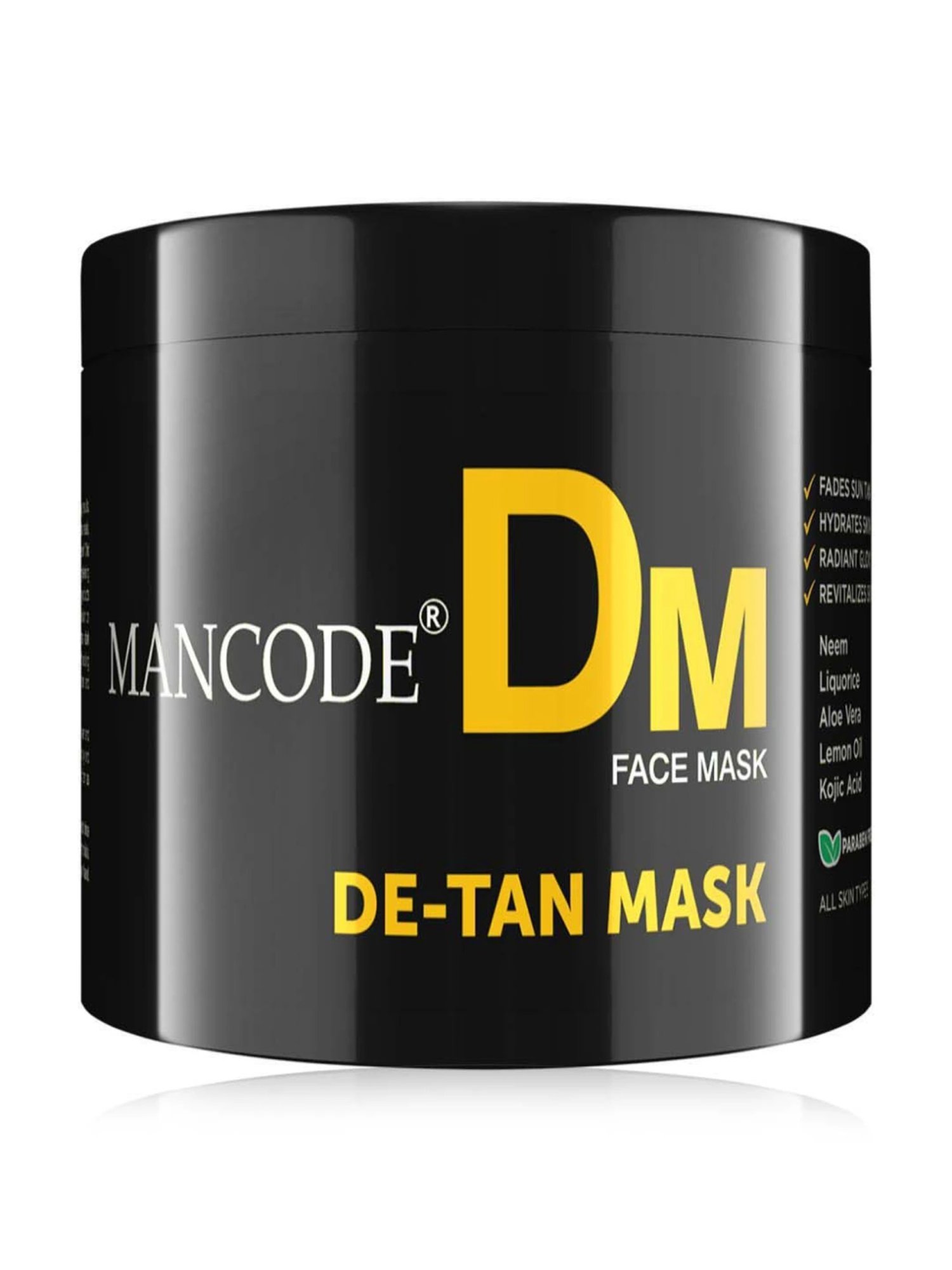 Mancode De-Tan Mask - 100 gm