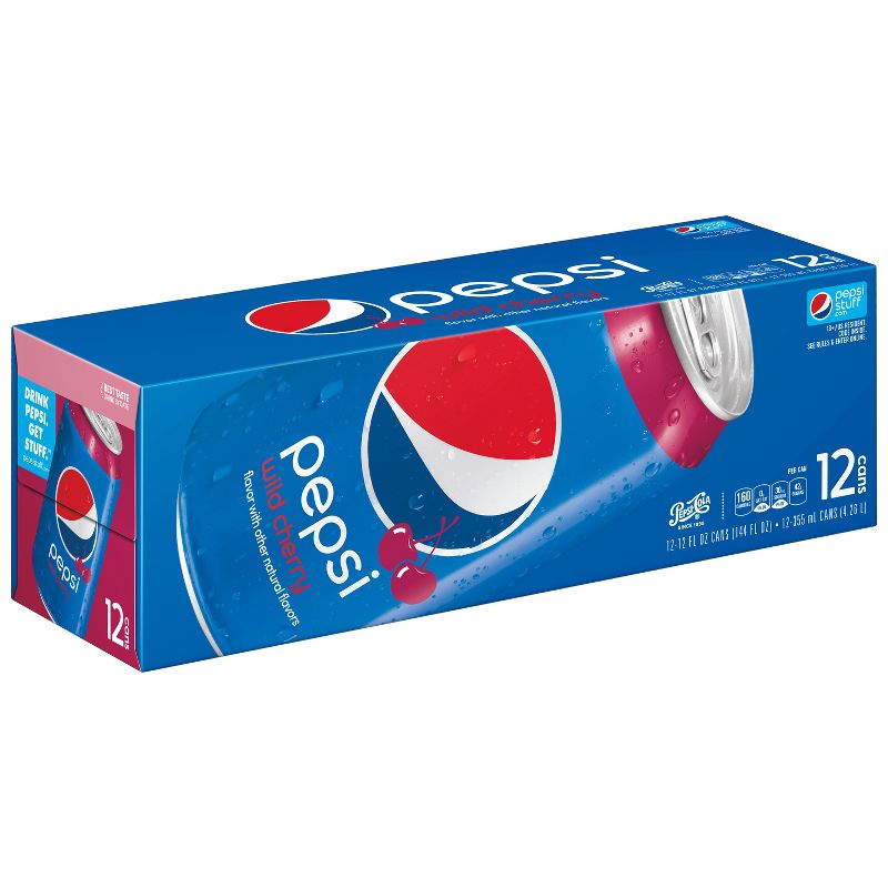 Pepsi Wild Cherry Cola - 12pk/12 fl oz Cans