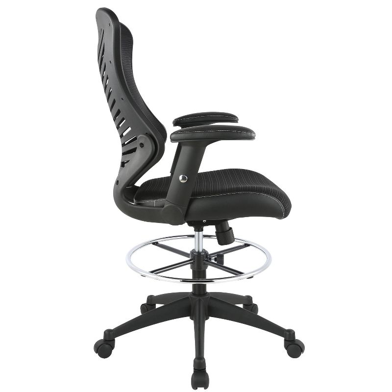 Barrett Drafting Chair Black - Poly & Bark