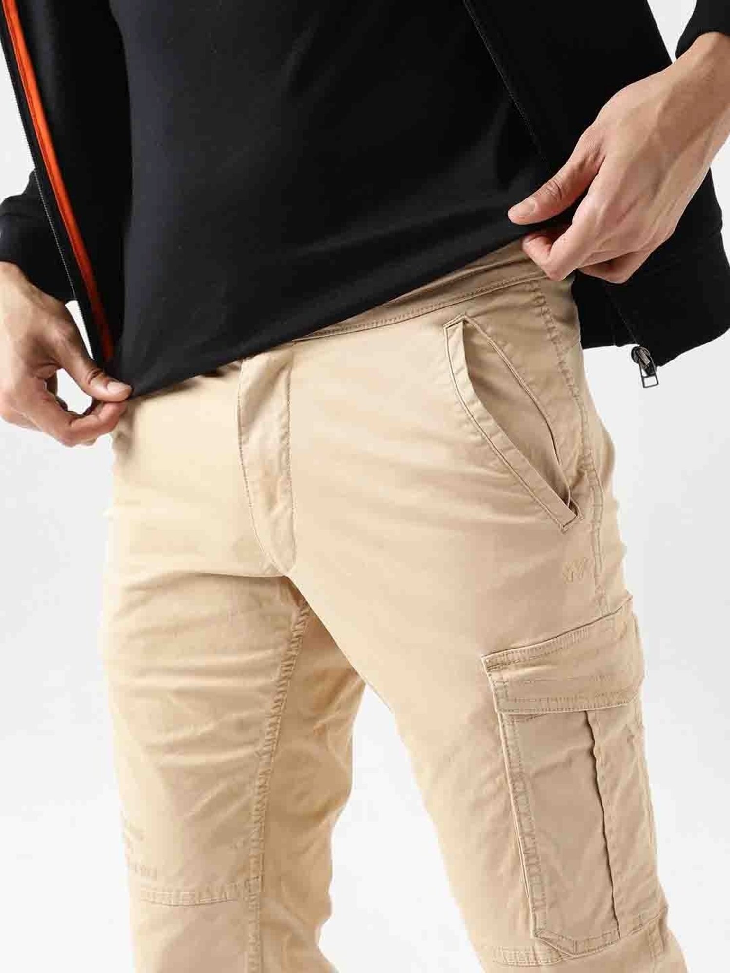 Wildcraft Light Khaki Regular Fit Cargos