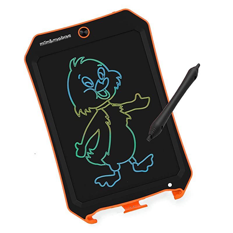 Colorful LCD Electronic Writing Blackboard Toys for 49Year Old BoysTeen Boy Girl Birthday Presents Gifts85 Handwriting Paper Drawing Tablet for Kids at Home or OutdoorOrangecc