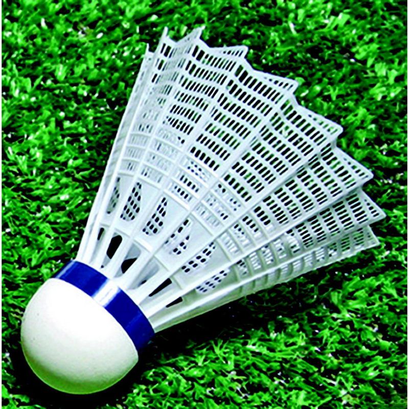 Sportime International Badminton Shuttlecocks, Nylon, Medium Speed, set of 6