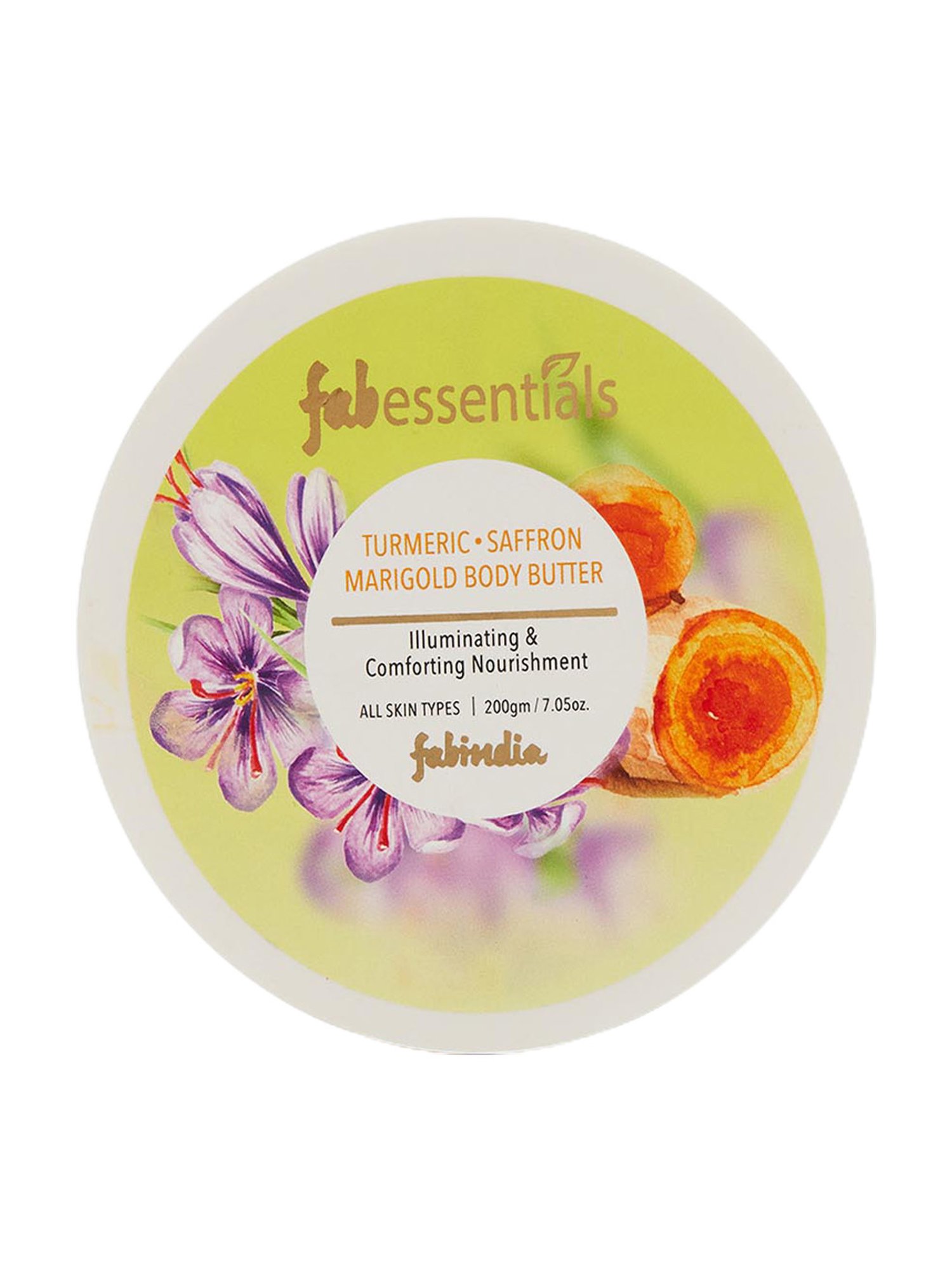 Fabessentials Turmeric & Saffron Marigold Body Butter - 200 gm