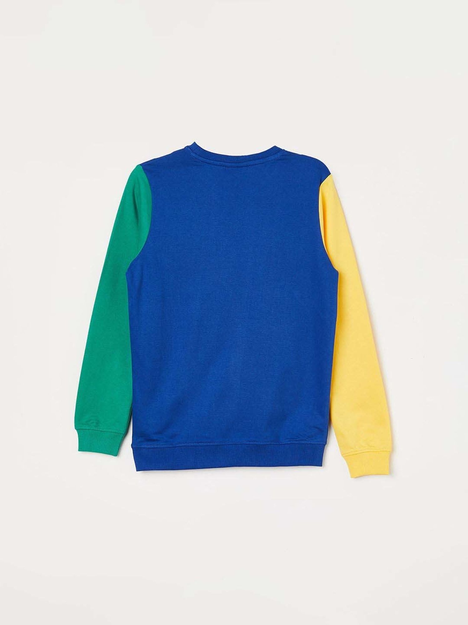 Fame Forever by Lifestyle Kids Blue Cotton Printed Full Sleeves Sweatshirt