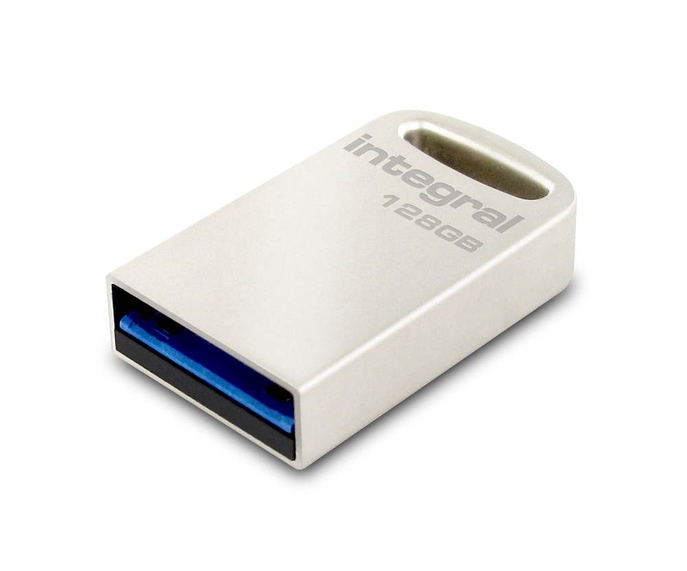 Integral 128GB Metal Fusion USB3.0 Ultra Small Flash Drive Model INFD128GBFUS3.0
