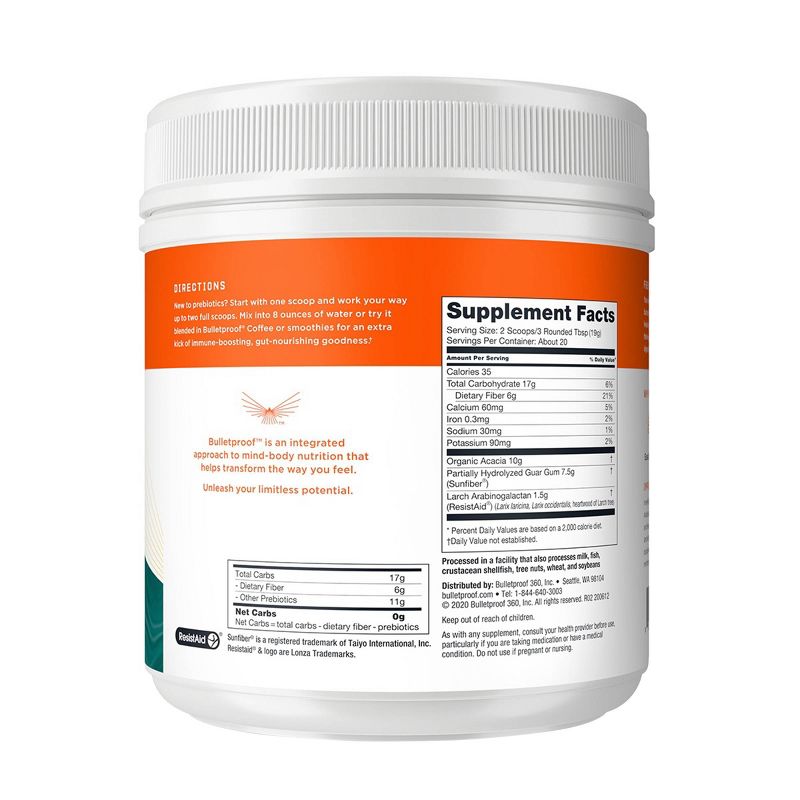 Bulletproof Innerfuel Prebiotic Supplement - 13.4oz