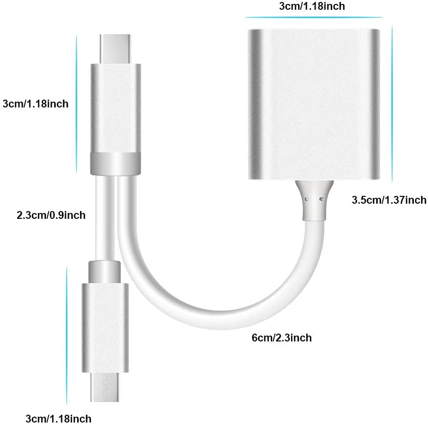 USB C to SD/MicroSD Card Reader Type C/Micro USB OTG Adapter Aluminum TF Card Memory Card Reader Camera reader Drive Recorder Video Reader Trail Cam Viewer for Android Tablets/PC/Laptop/phones/samsung