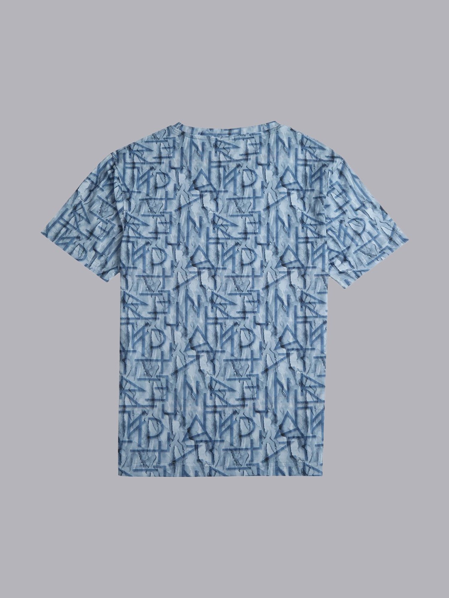 Cavio Kids Blue Printed T-Shirt