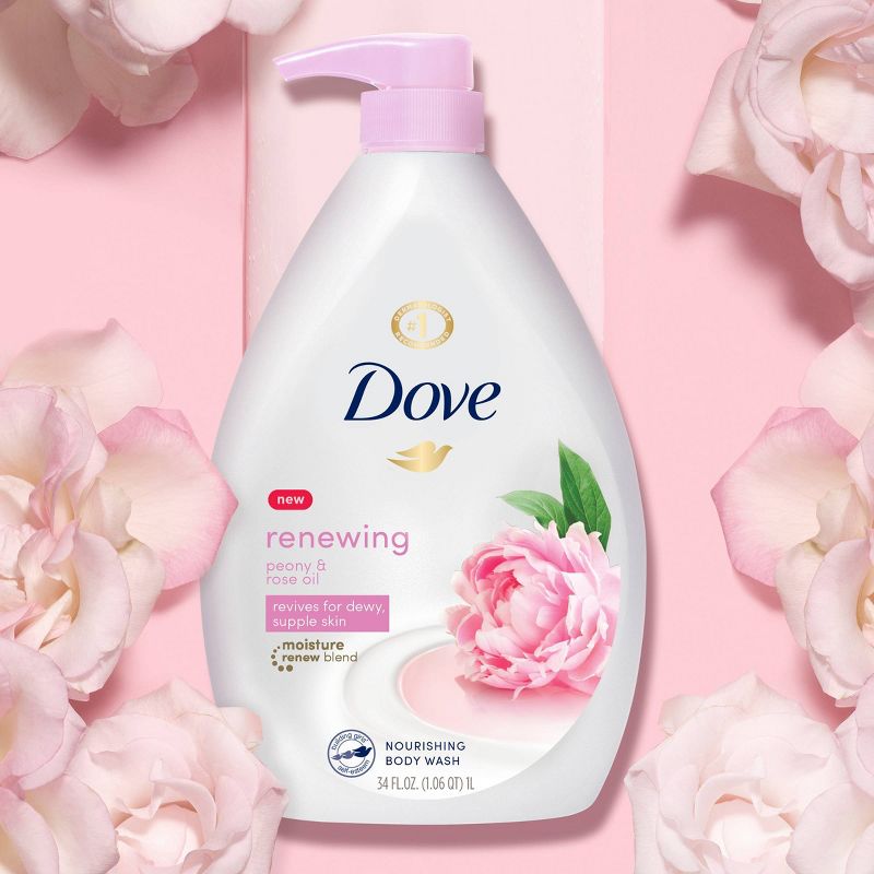 Dove Renewing Peony & Rose Oil Nourishing Body Wash - 34 fl oz