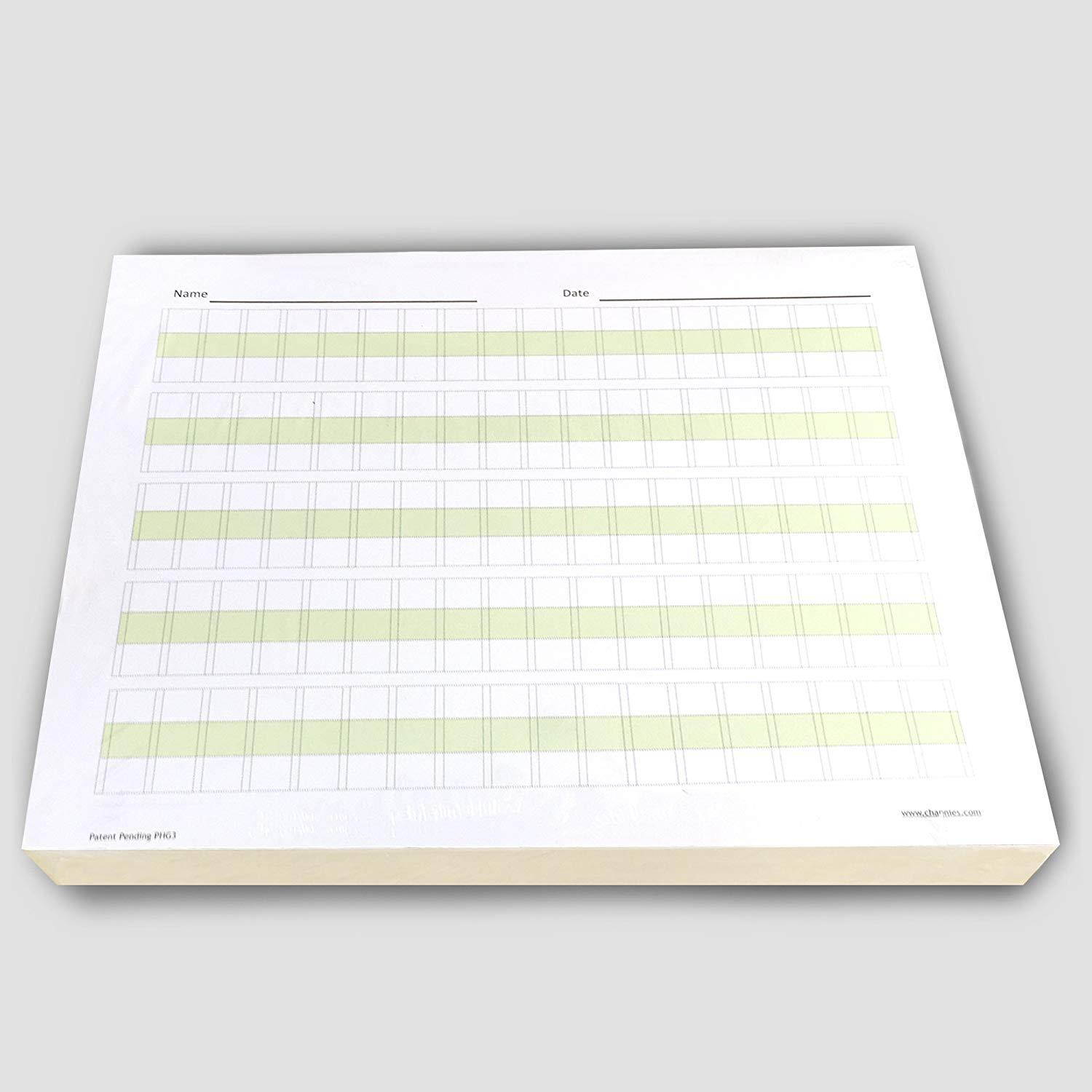 Channie&rsquo;s Practice Handwriting & Printing Paper Workbook One Page A Day, 250 Pages Front & Back, 125 Sheets, Grades PreK &ndash; 1st, Size 8.5  x 11