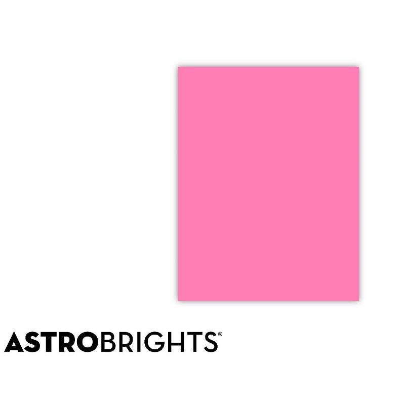 Astrobrights Multipurpose Paper 24 lbs 8.5" x 11" Pulsar Pink 491620