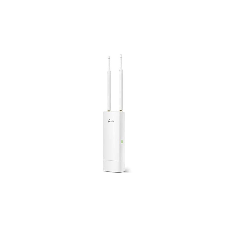 Omada EAP110-Outdoor N300 Wireless Outdoor Access Point WiFi Coverage up to 200 meters Passive PoE w/ Free PoE Injector SDN Integrated Cloud Access & Omada App White