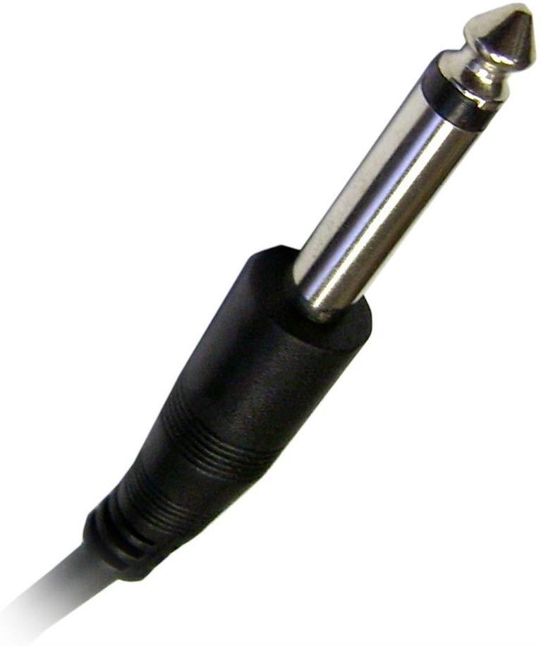 ACL 6 Feet Black 1/4 Male to 1/4 Female Mono Extension Cable