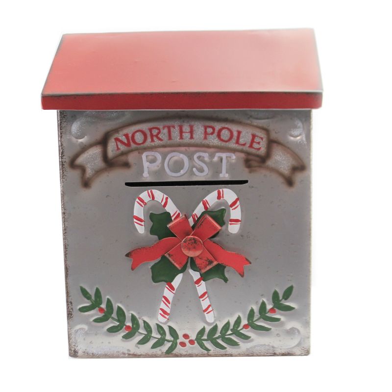 Christmas 12.0" Letters To Santa Mail Box North Pole Post  -  Decorative Figurines