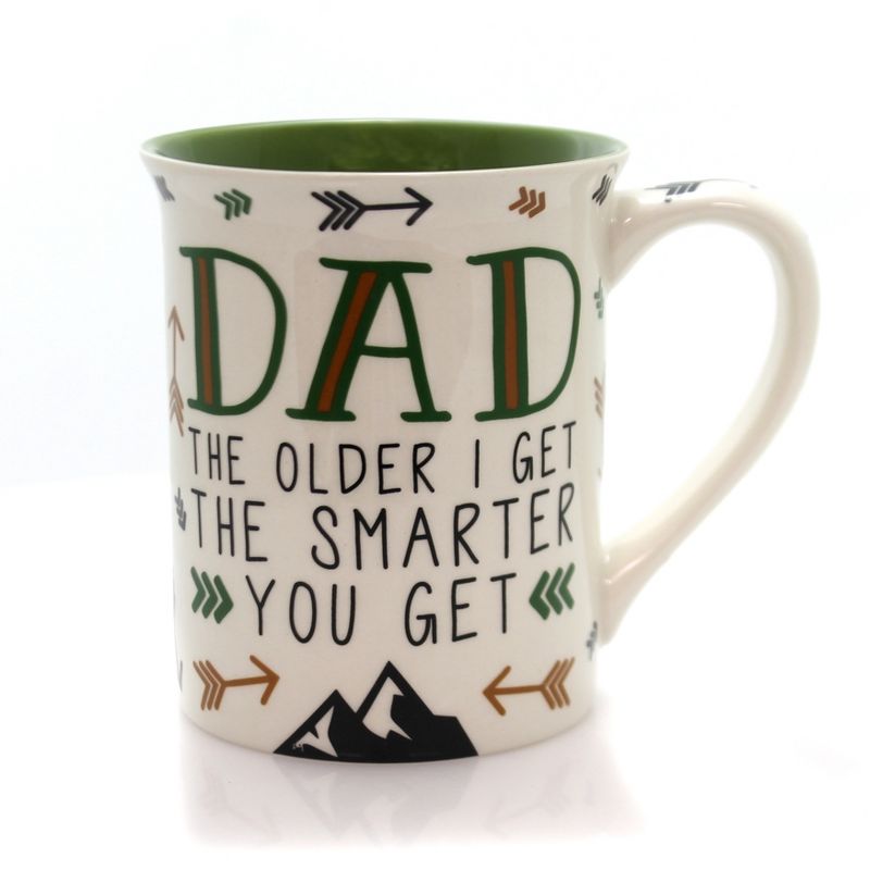 Tabletop 4.5" Dad Older Smarter Mug Our Name Is Mud Enesco  -  Drinkware