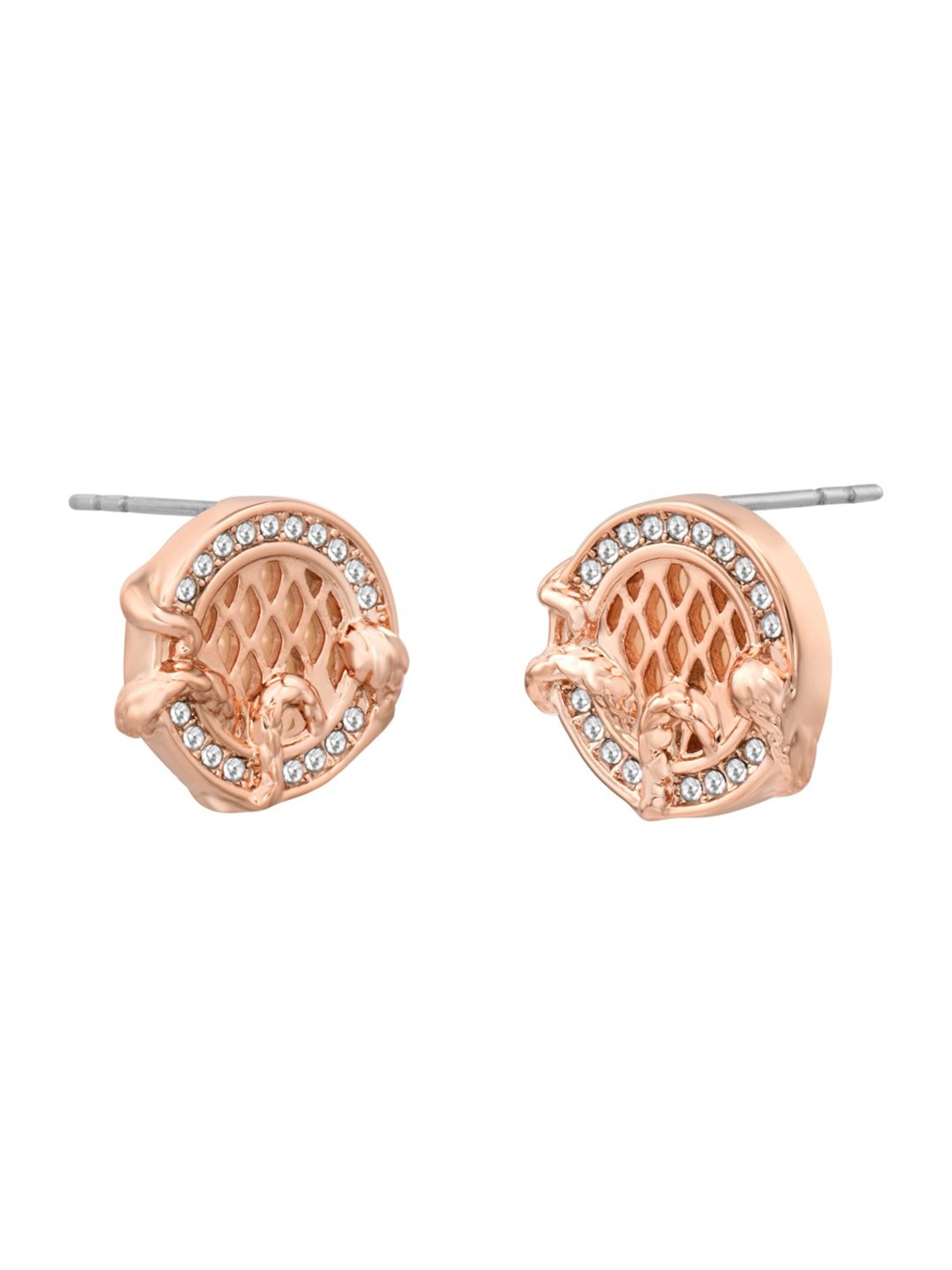 Just Cavalli Rose Gold Just Stella Stud Earrings