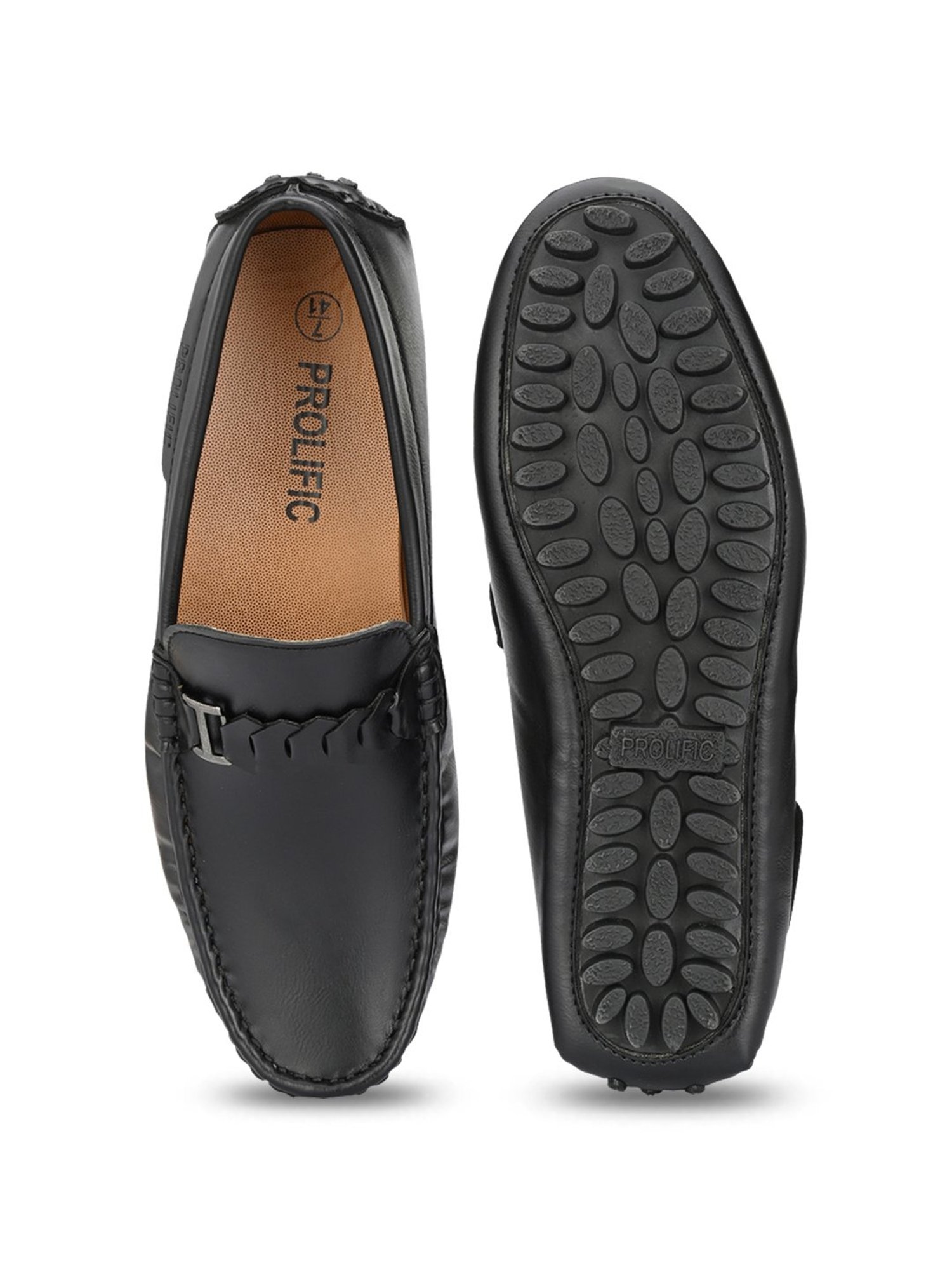 Prolific Men's Black Casual Loafers