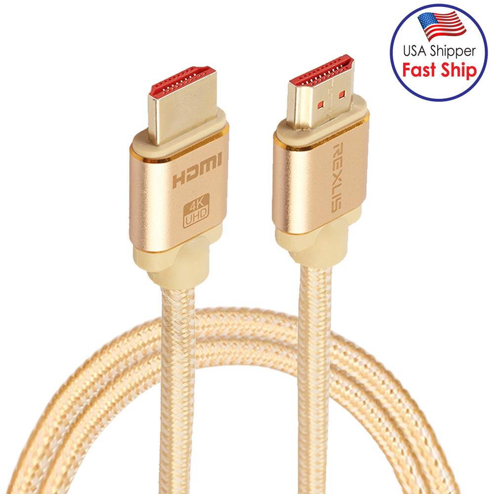 1m HDMI 2.0 4K 1080P Aluminium Alloy Shell Line Head Gold-plated Connectors HDMI Male to HDMI Male A