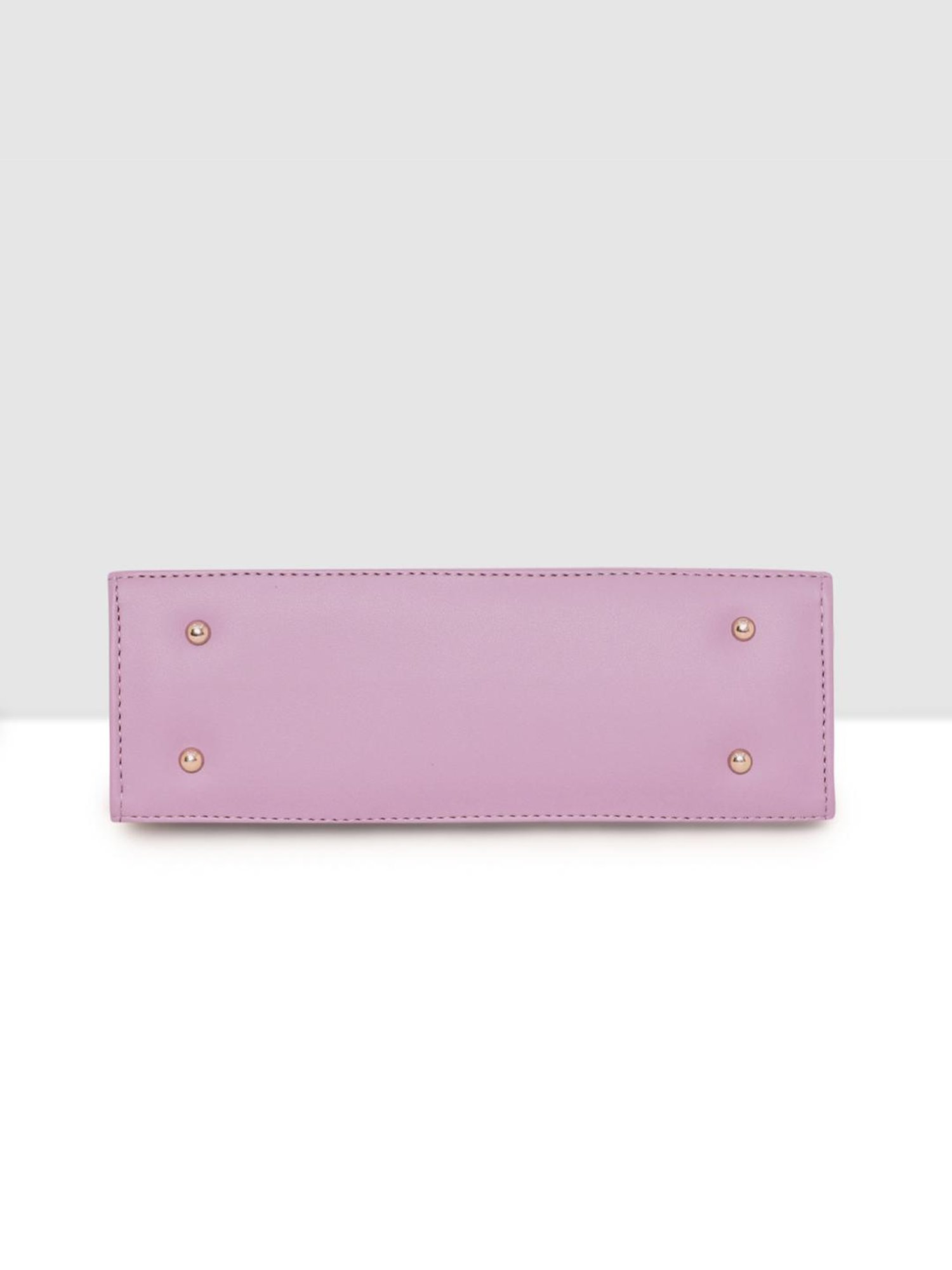 Esbeda Pink Textured Medium Satchel Handbag