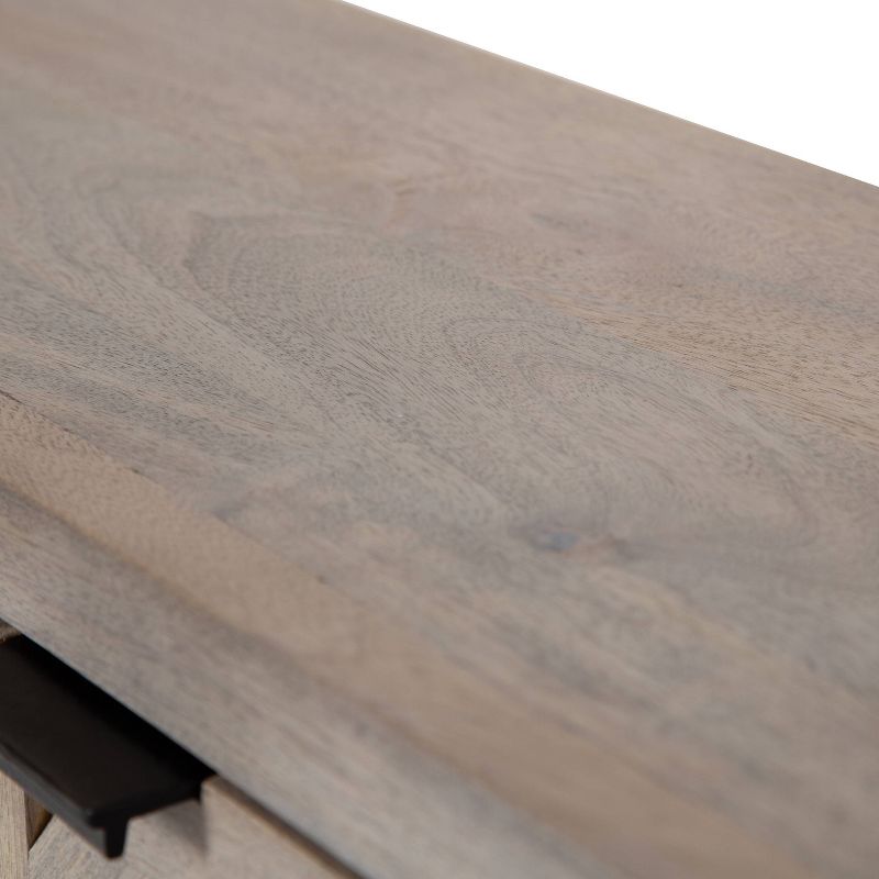 30" x 10" x 14" Mezzeta Decorative Coastal 2 Door Wall Cabinet Whitewash - Kate & Laurel All Things Decor