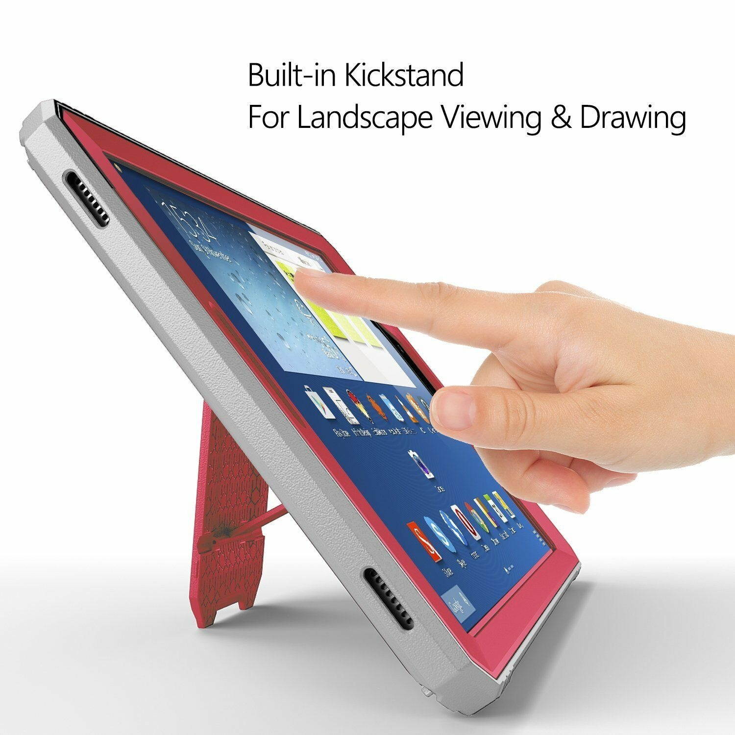 With Kick-stand Case For Samsung Galaxy Tab S3 9.7 Tablet Cover Pink