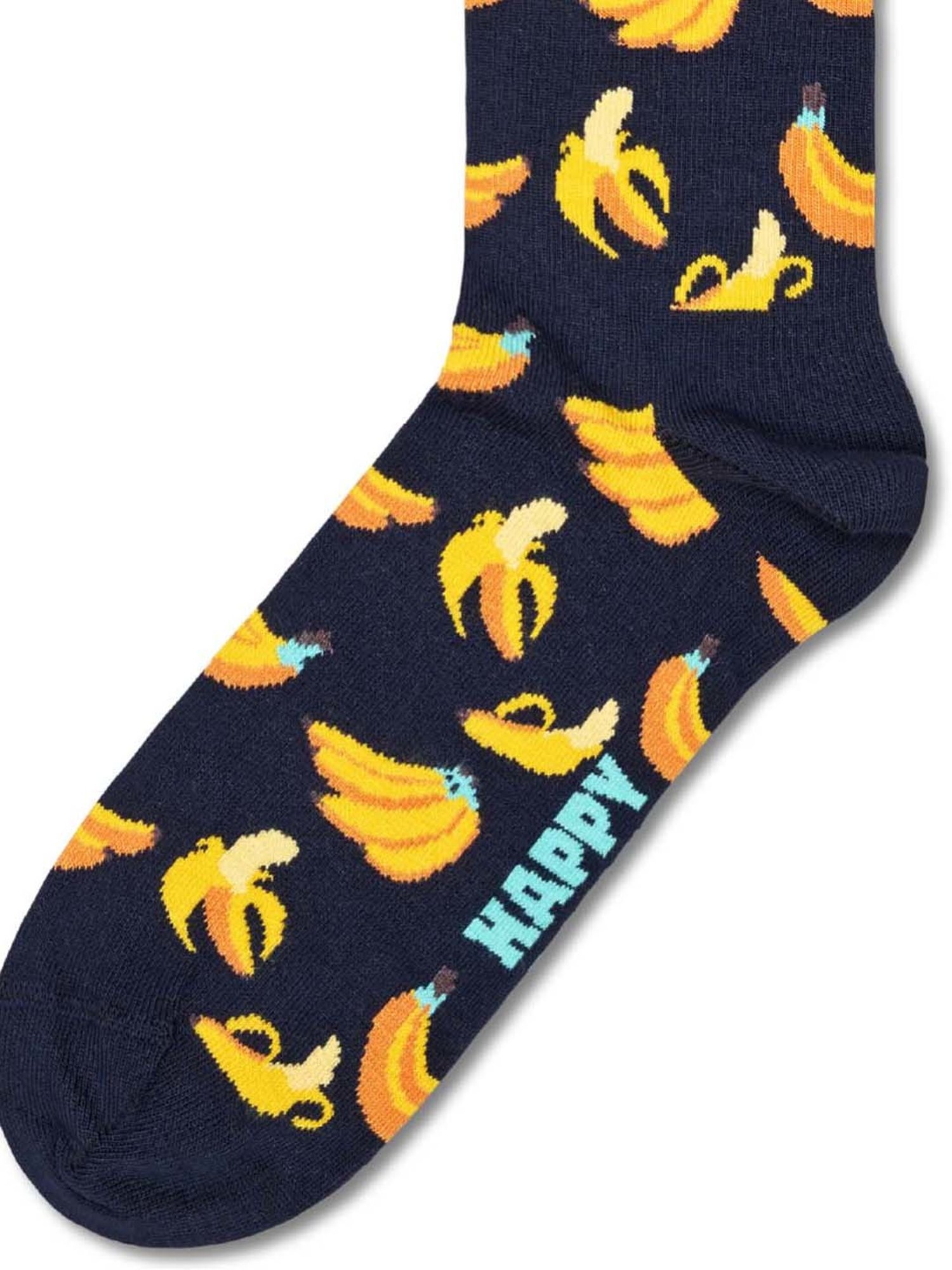 Happy Socks Cherry Navy & Red Cotton Printed Socks (36-40)