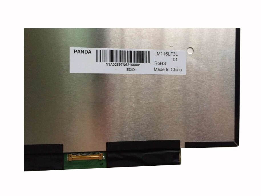 LM116LF3L02 for PANDA Display Brand 100% sRGB 1920*1080 FHD 190PPI eDP 30pins Connector IPS Matte Panel Ratio 1000:1 LM116LF3L01