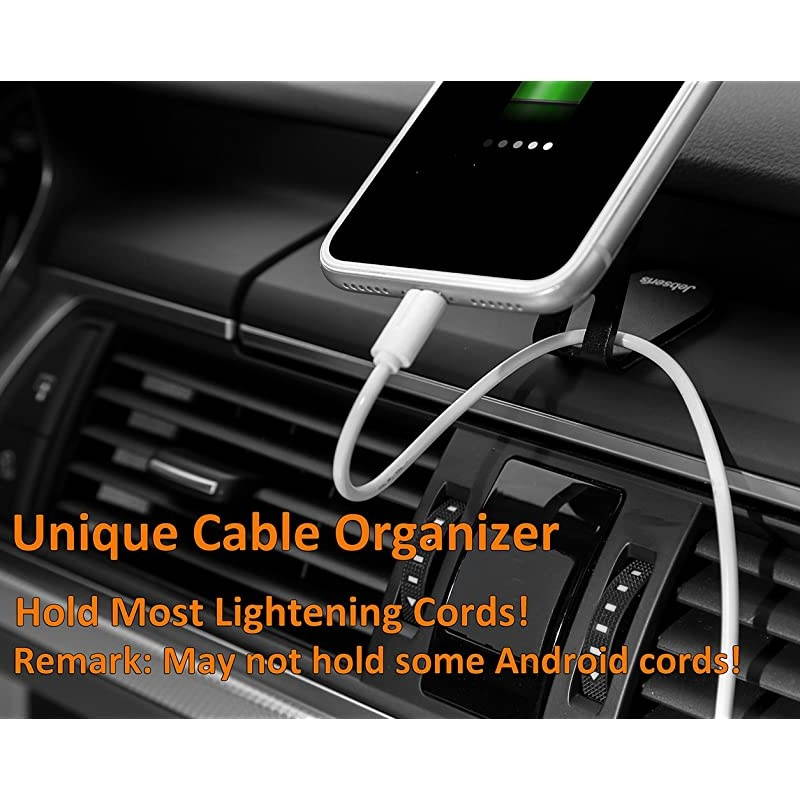 Magnetic Phone Car Mount  Universal Magnetic Car Phone Holder Metal Dashboard Cell Phone Stand Compatible with All Smart Phones Black