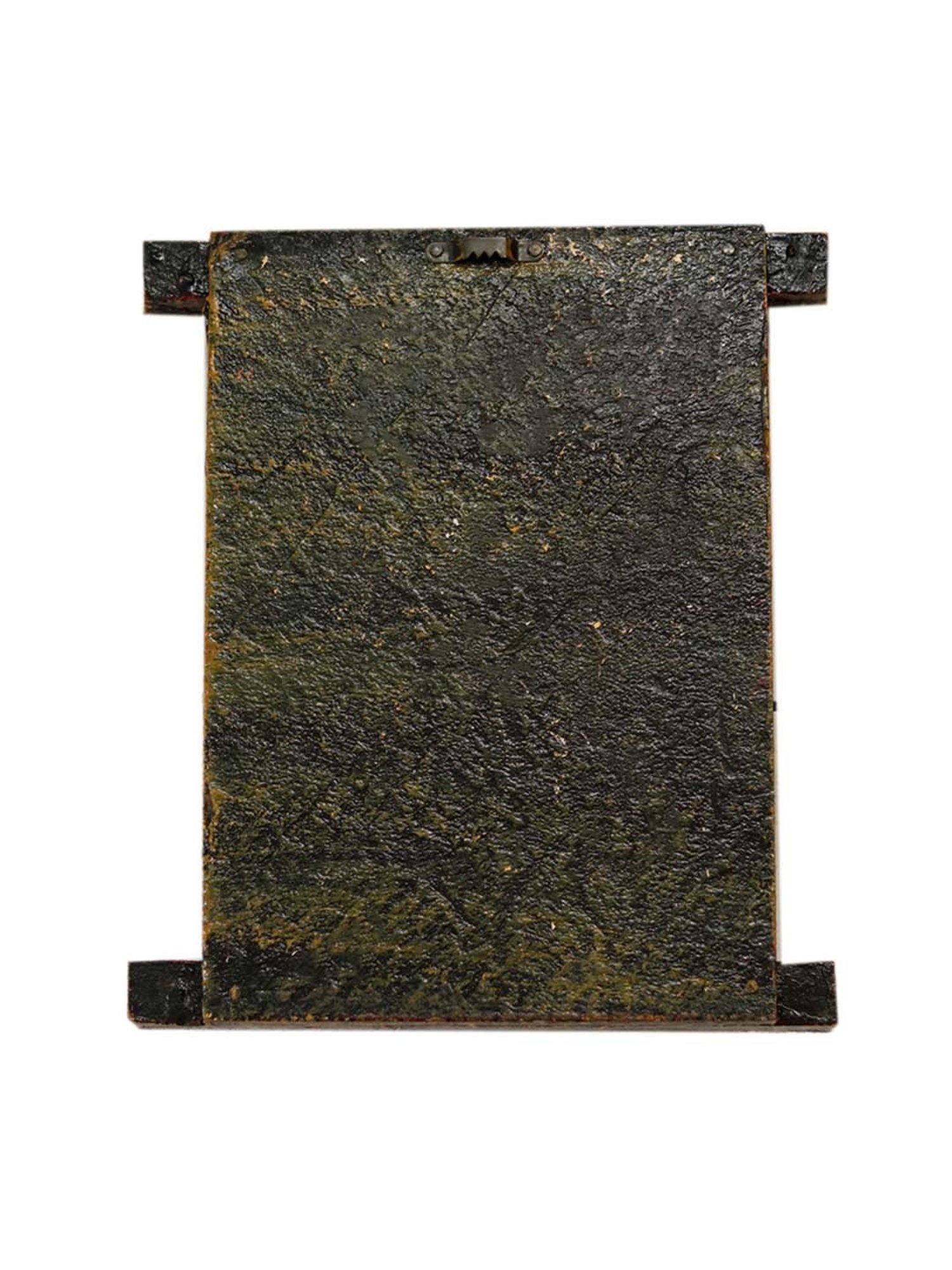 Unravel India 'Ganesh on Meditation' Multicolor Wooden  Wall Showpiece - Set of 1