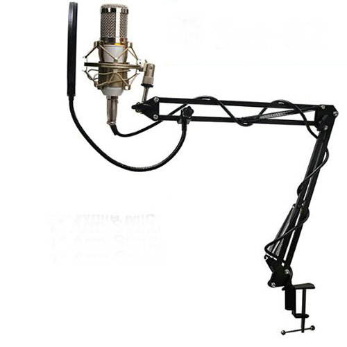 BM 800 Professional Condenser Microphone bm800 Audio Vocal recording for Computer karaoke Phantom power pop filter Sound card