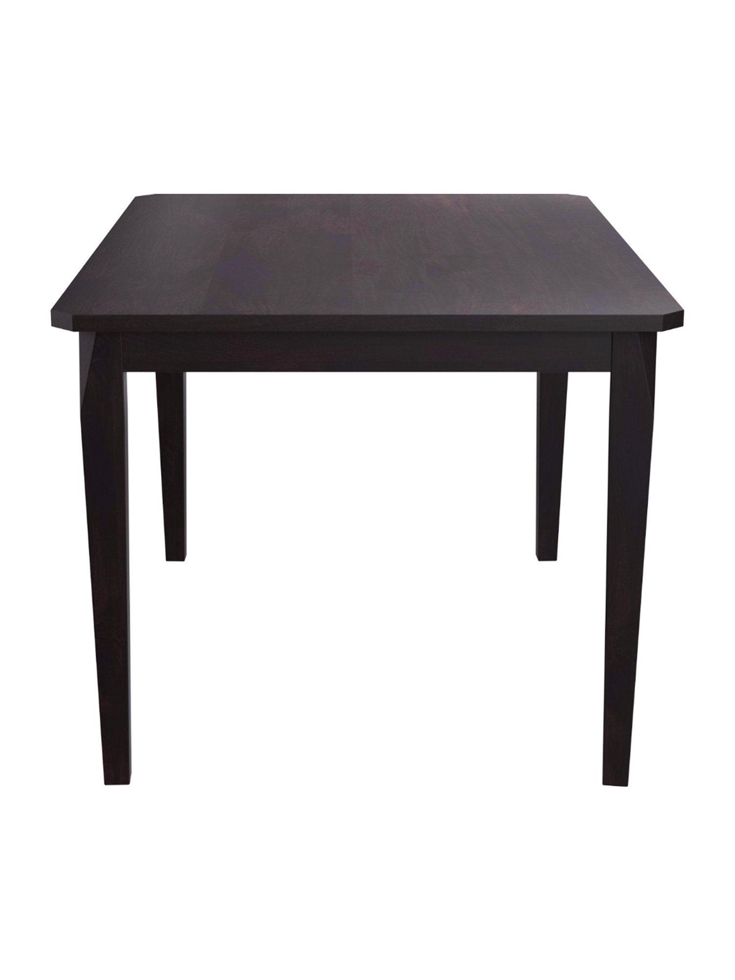Godrej Interio Black Forest Dark Brown Mango Wood 4 Seater Rectangular Dining Table