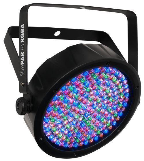 (2) Chauvet SlimPAR 64 RGBA Compact DMX Wash Light + (2) FREE 10FT DMX Cable