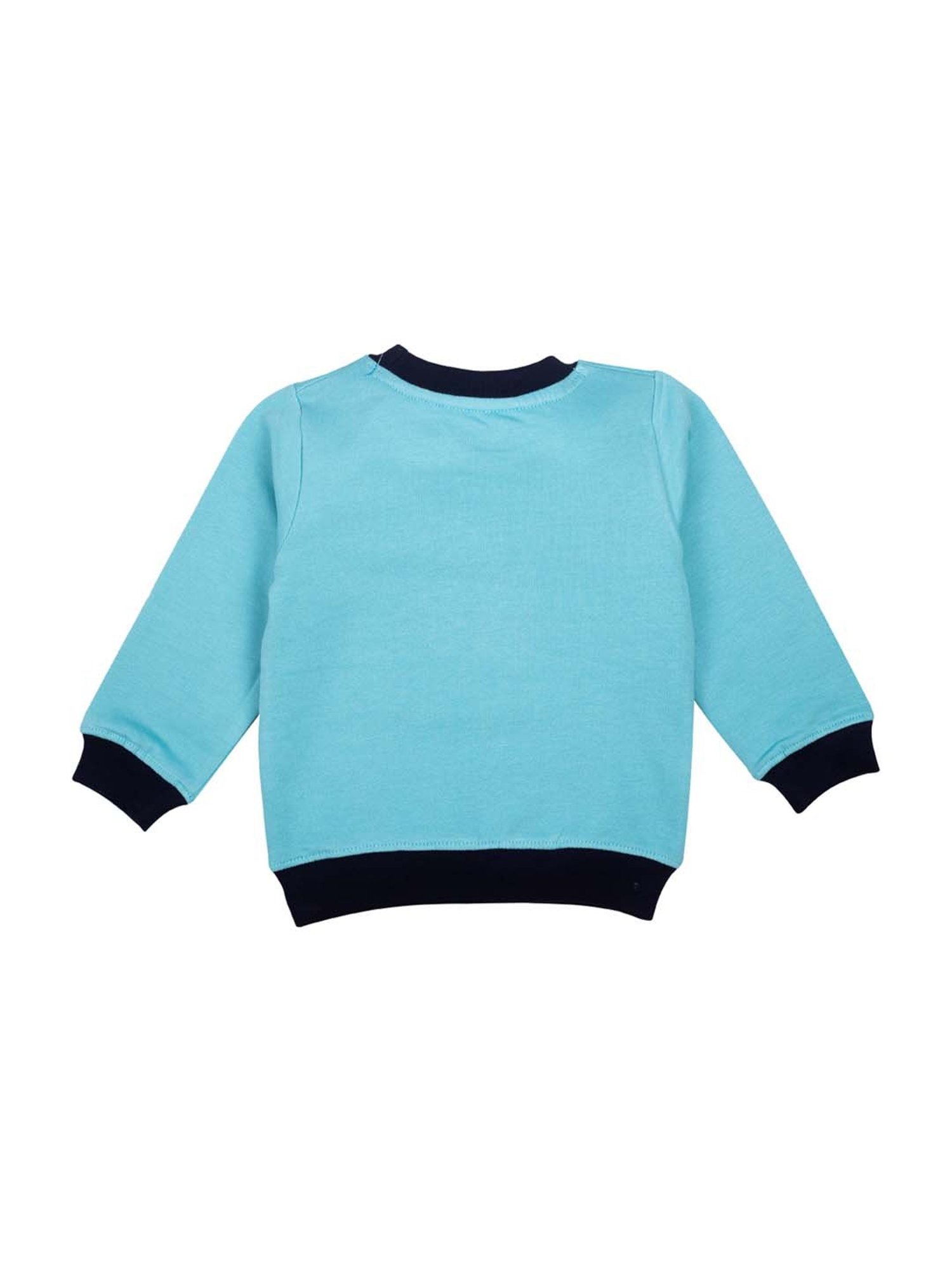 Mee Mee Kids Blue Embroidered T-Shirt