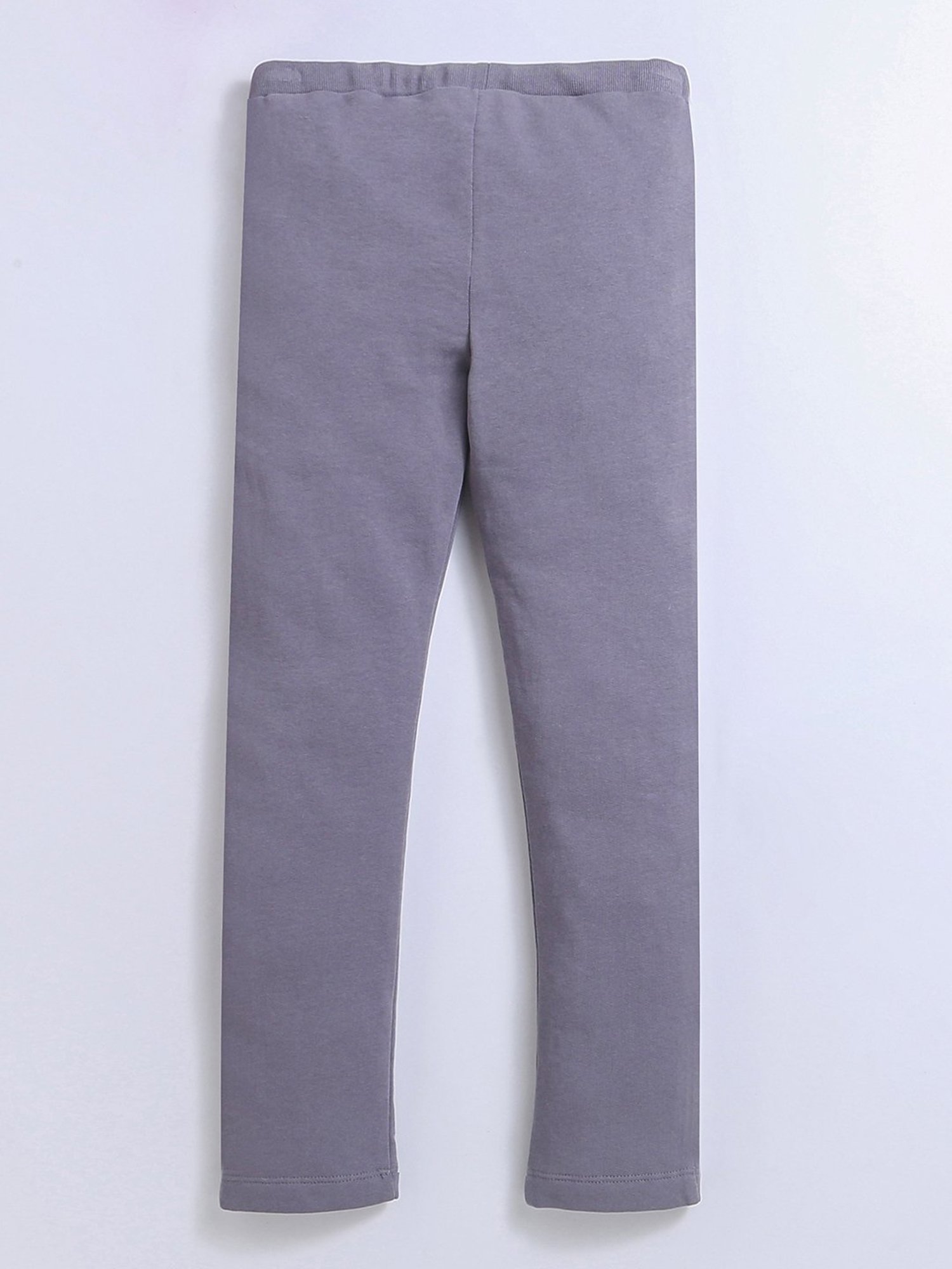 Nino Bambino Boys Grey Solid Trackpants