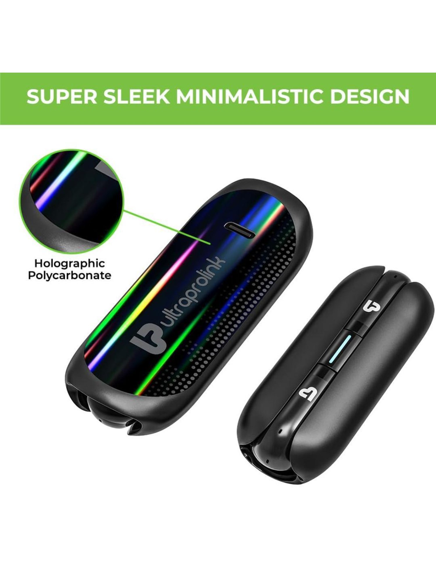 ULTRAPROLINK UM1148 Swag Infinity In Ear BT Earbuds with 20 Hr Playtime (Black, True Wireless)