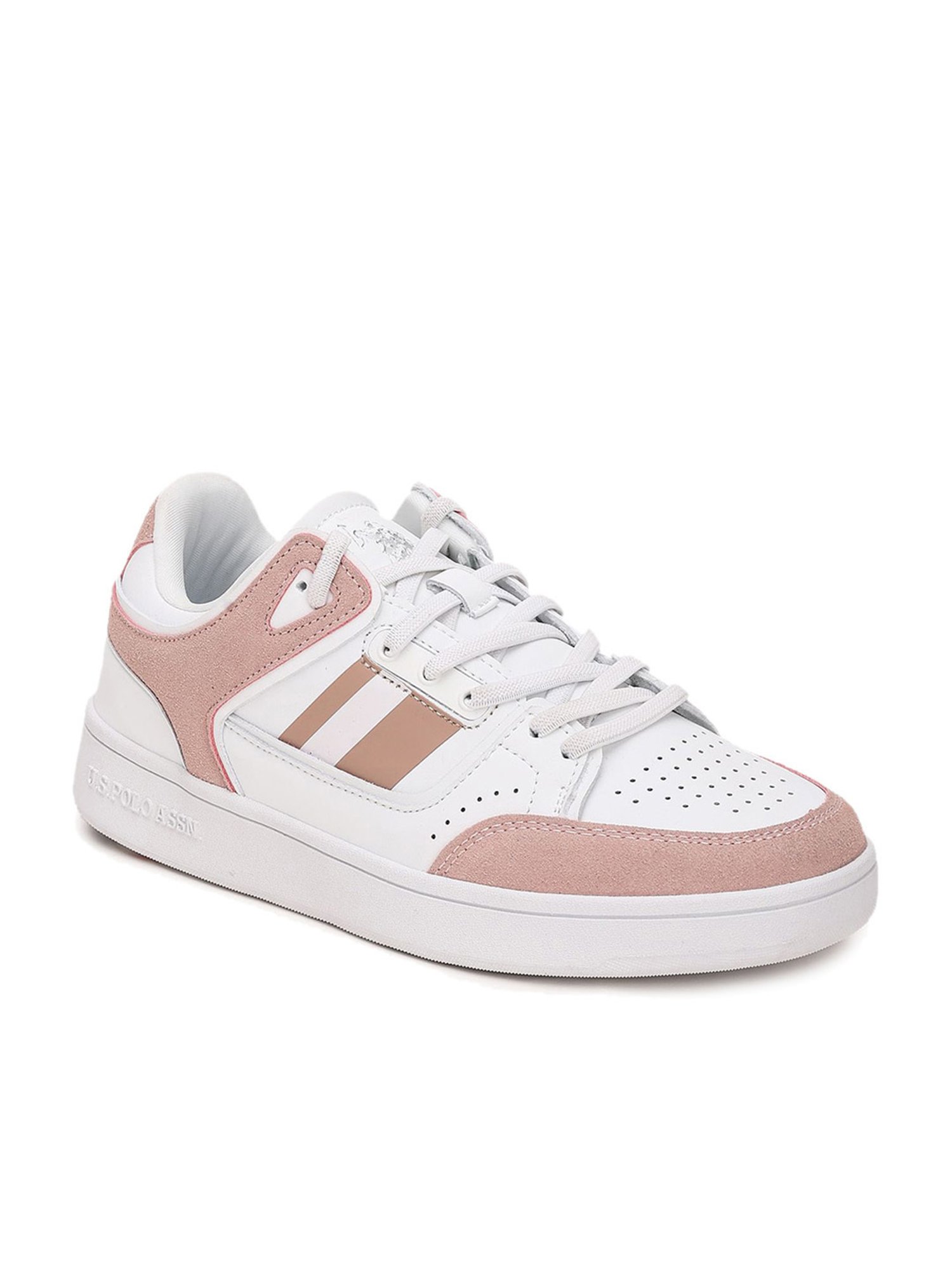 U.S. Polo Assn. Women's ADALYN Pink Casual Sneakers