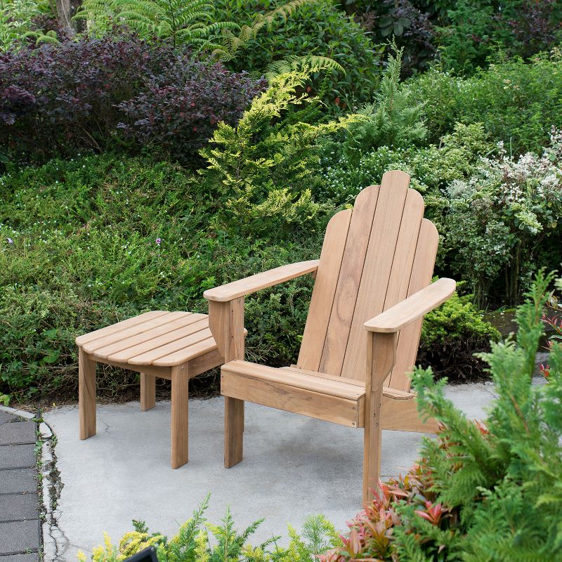 Sherwood Teak Adirondack Side Table - Light Brown - Cambridge Casual