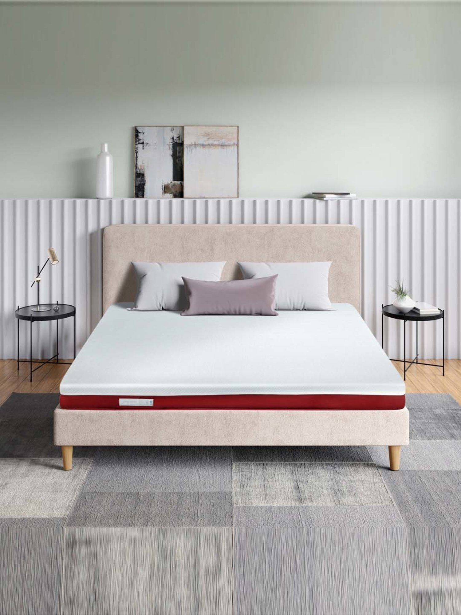 Duroflex Live-in Adapt Grey Foam New Gen Smart Design Flippable Adjustable Double Mattress