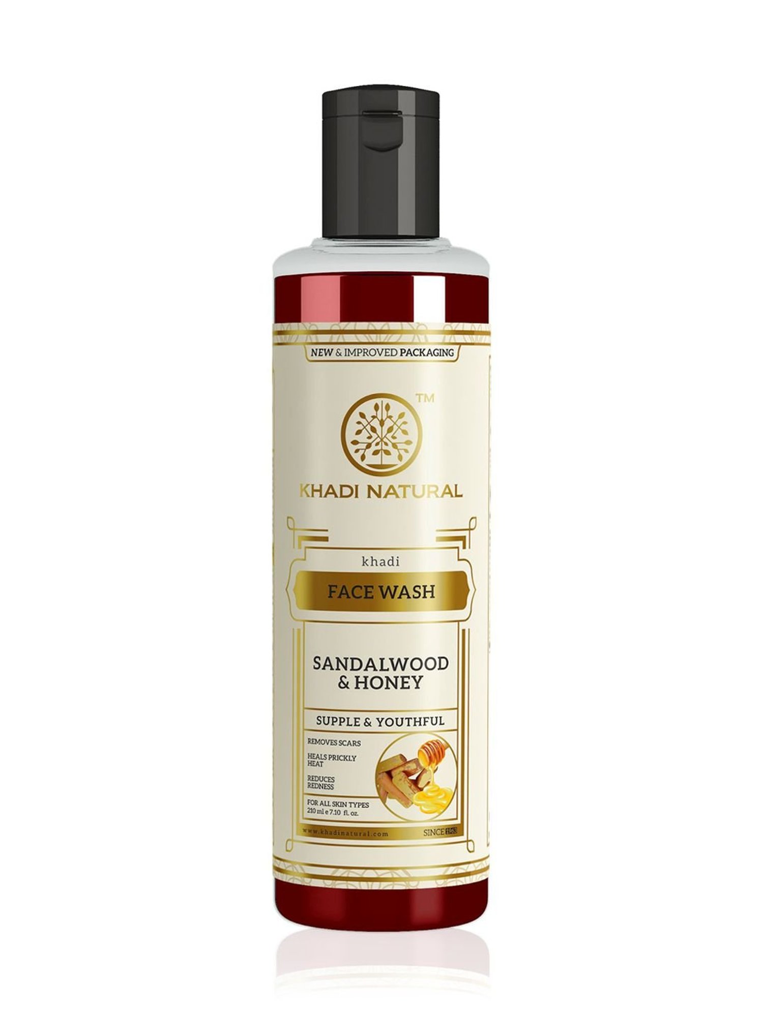 Khadi Natural Sandalwood & Honey Face Wash - 210 ml