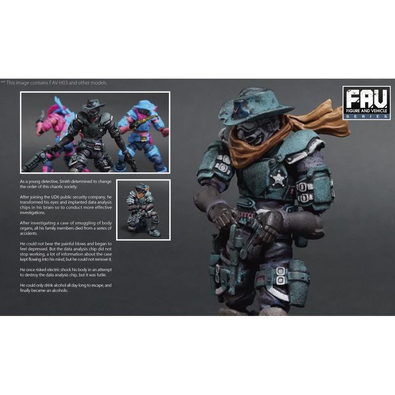 FAV-H03 Detective Smith 1:18 Scale | Annex 2179 Fav Action figures