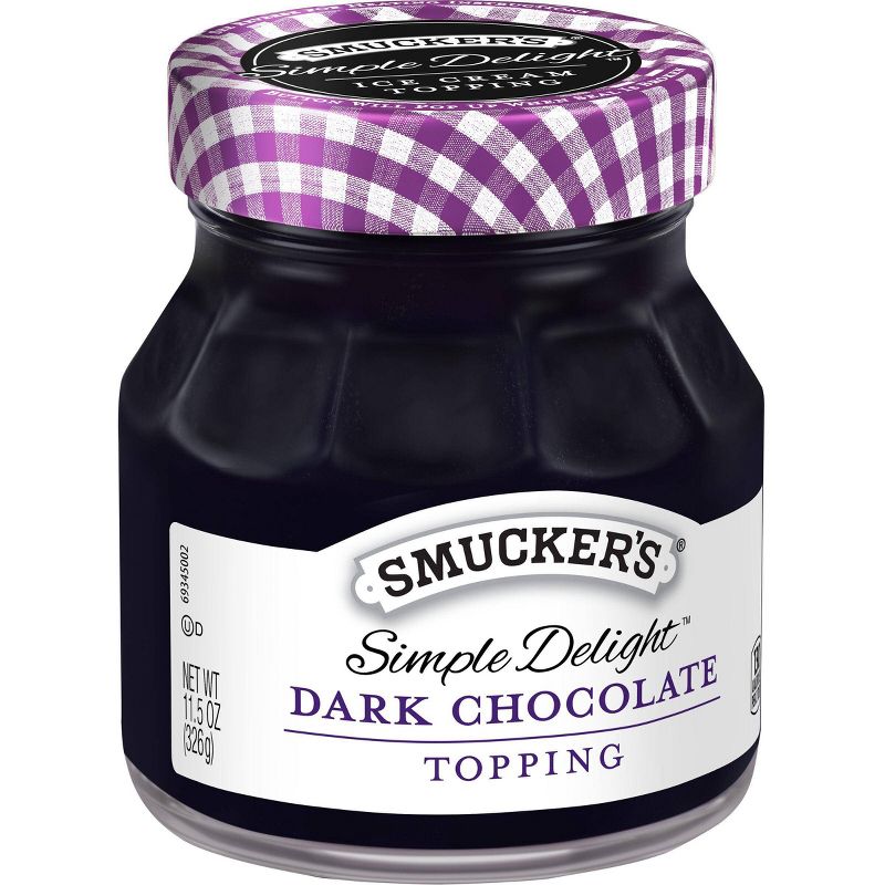 Smucker's Dark Chocolate Simple Delights Topping - 11.5oz
