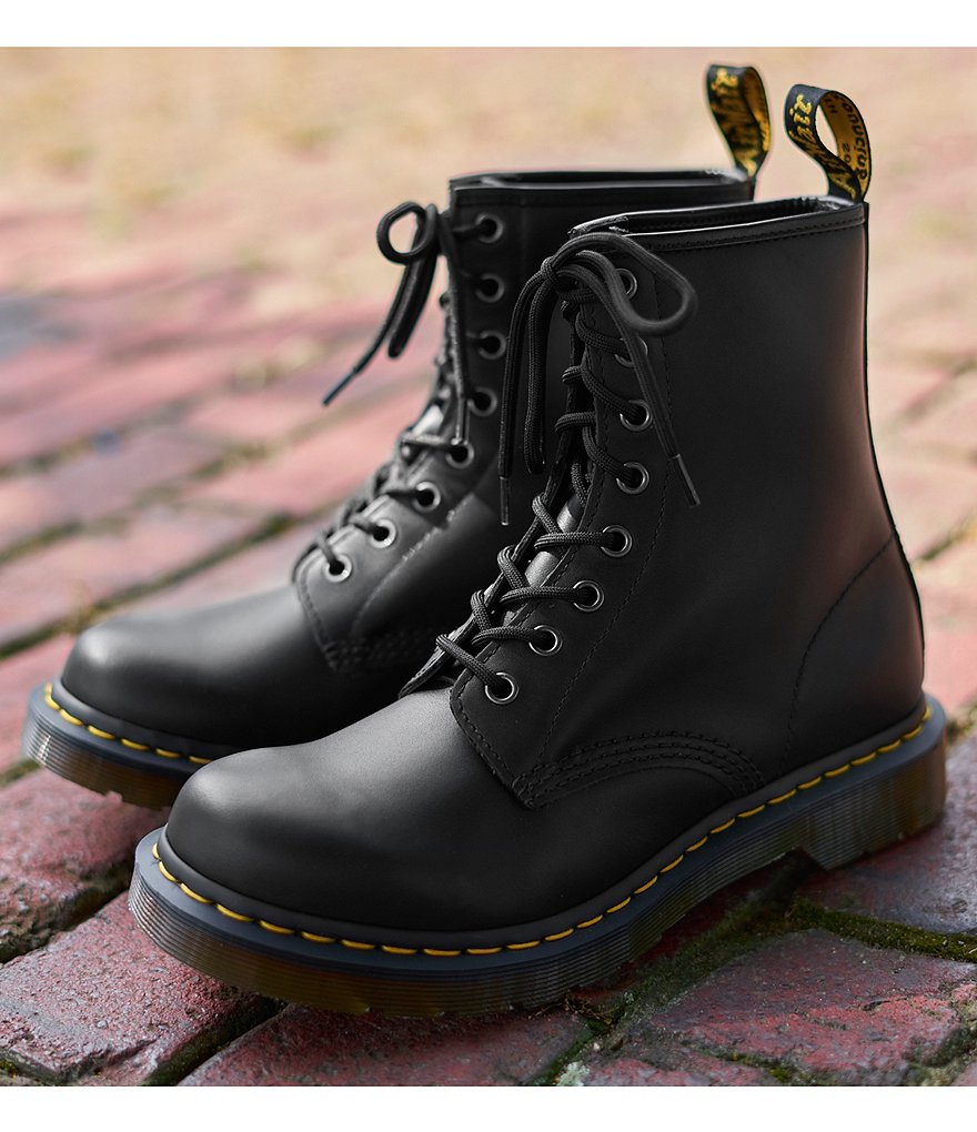 Dr. Martens Women's 1460 Black Nappa Combat Boots